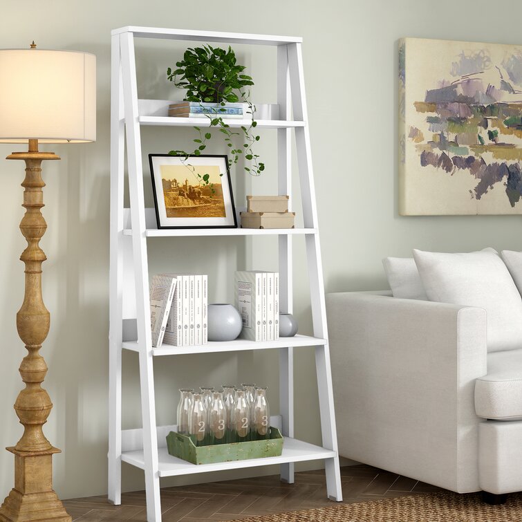 wayfair leaning bookshelf